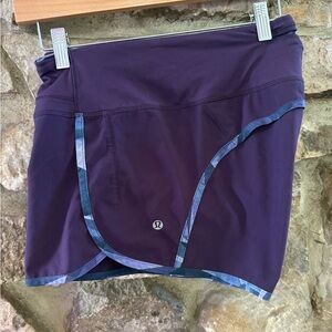 Lululemon run times shorts size 8 purple